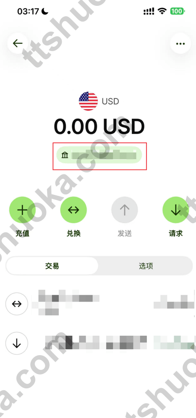 Wise美元余额页和充值兑换发送请求入口